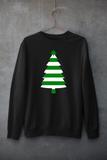 Christmas Tree Jumper -  Green & White