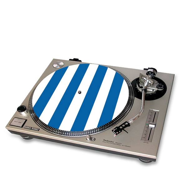 Blue & White Turntable Mat