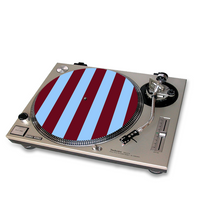 Claret & Blue Turntable Mat