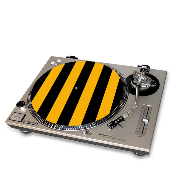 Gold & Black Turntable Mat