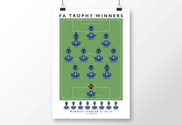 Halifax Town - FA Trophy Winners 2023 Poster