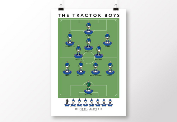 Ipswich Town - The Tractor Boys 2022/23 Poster