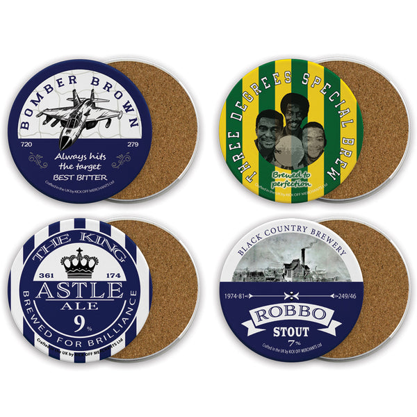 WBA Ceramic Beer Mats -  Legends