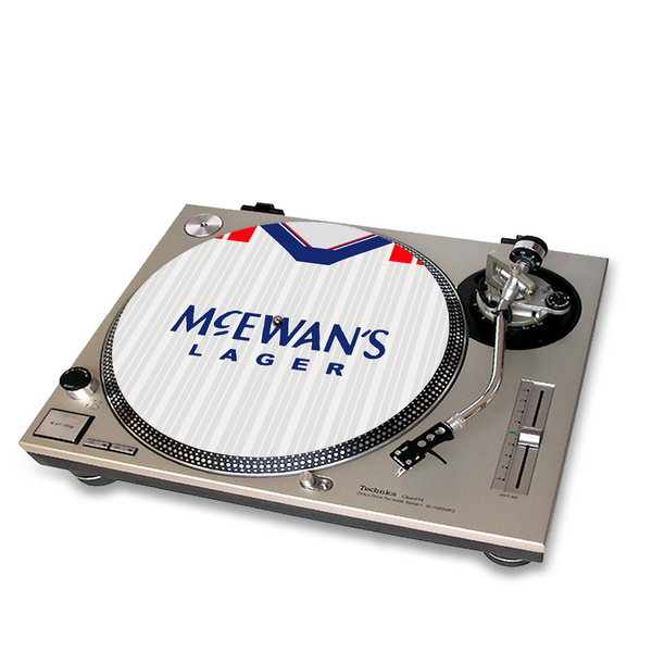 Rangers Turntable Mat - 1992 Away