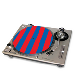Red & Blue Turntable Mat
