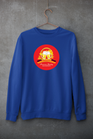 Blues Beer Mat Sweatshirt (12 designs available) - Blue