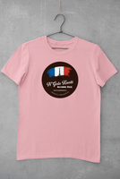 Blues Beer Mat T-Shirt (12 designs available) - Pink