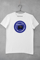 Blues Beer Mat T-Shirt (12 designs available) - White
