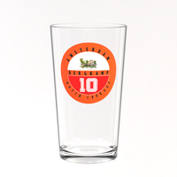 Arsenal Pint Glass - Dennis Bergkamp