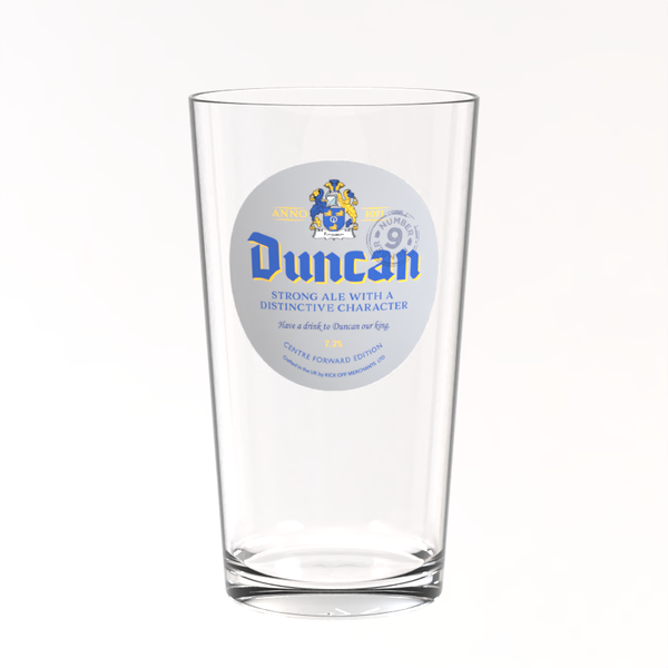 Everton Pint Glass - Duncan Ferguson