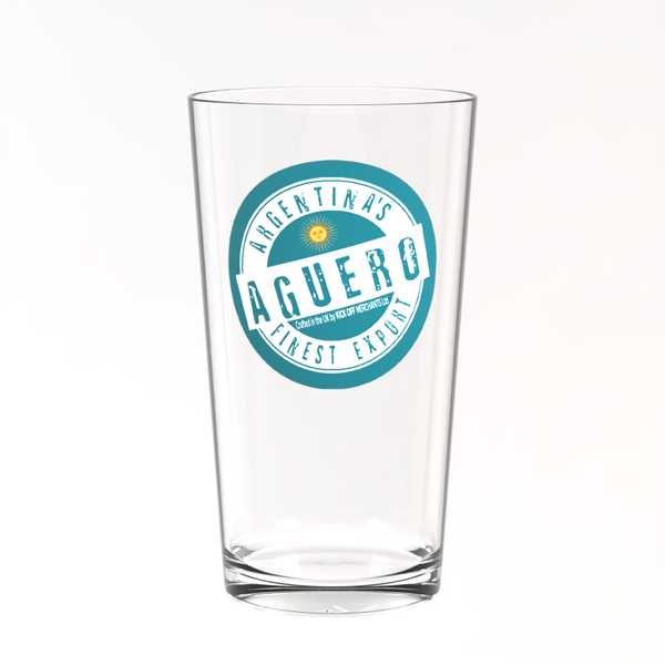 Manchester City Pint Glass - Sergio Aguero