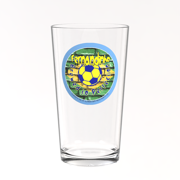 Manchester City Pint Glass - Fernandinho