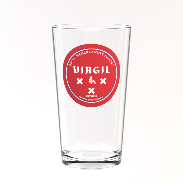 Liverpool Pint Glass - Virgil van Dijk