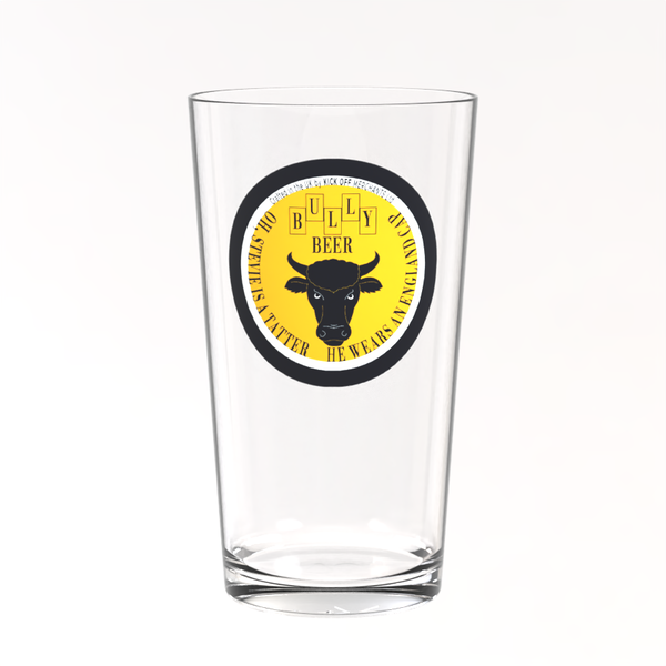 Wolves Pint Glass - Steve Bull