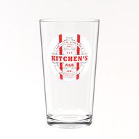 Leyton Orient Pint Glass - Peter Kitchen