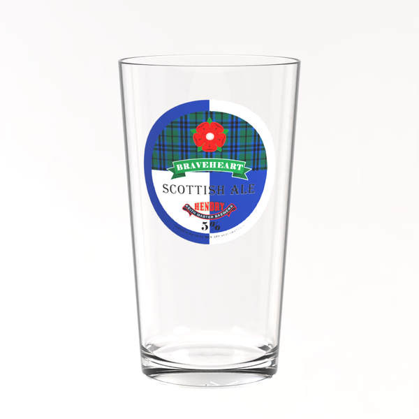 Blackburn Rovers Pint Glass - Colin Hendry