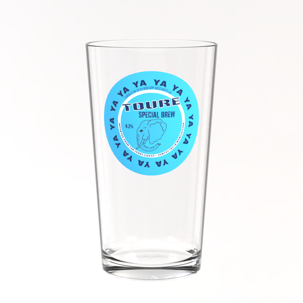 Manchester City Pint Glass - Yaya Toure