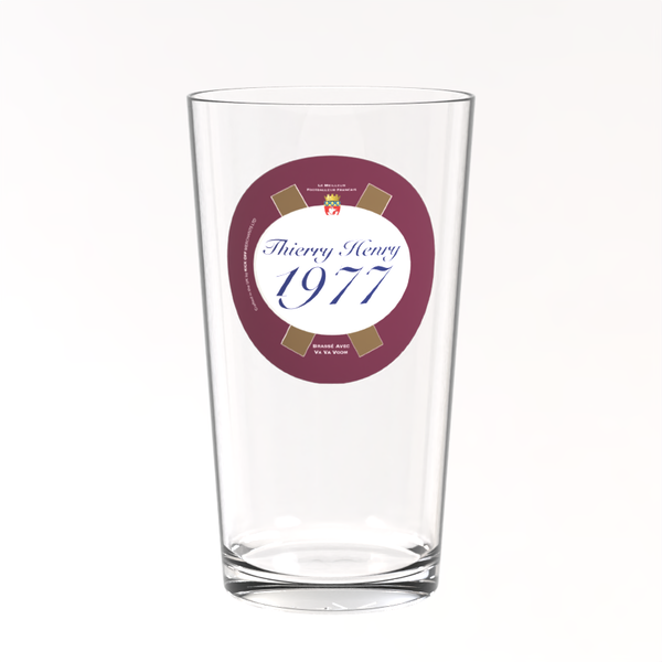 Arsenal Pint Glass - Thierry Henry