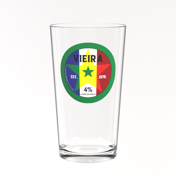 Arsenal Pint Glass - Patrick Vieira