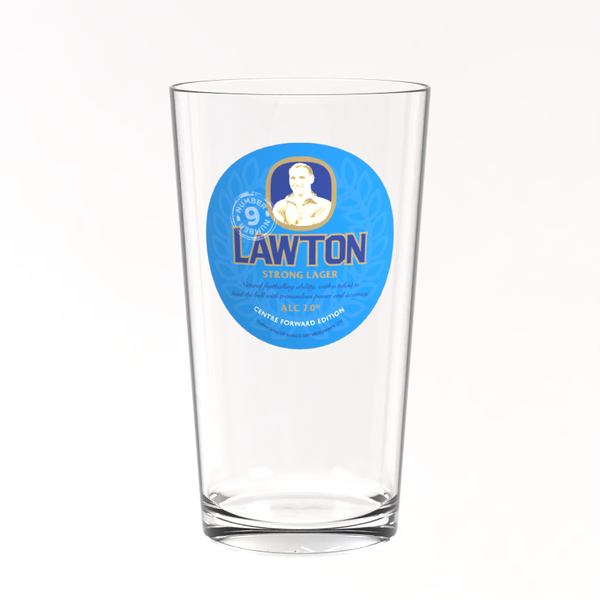 Everton Pint Glass - Tommy Lawton