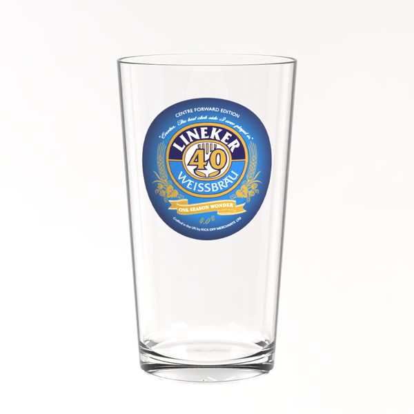 Everton Pint Glass - Gary Lineker