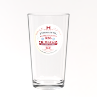 West Ham Pint Glass - Vic Watson