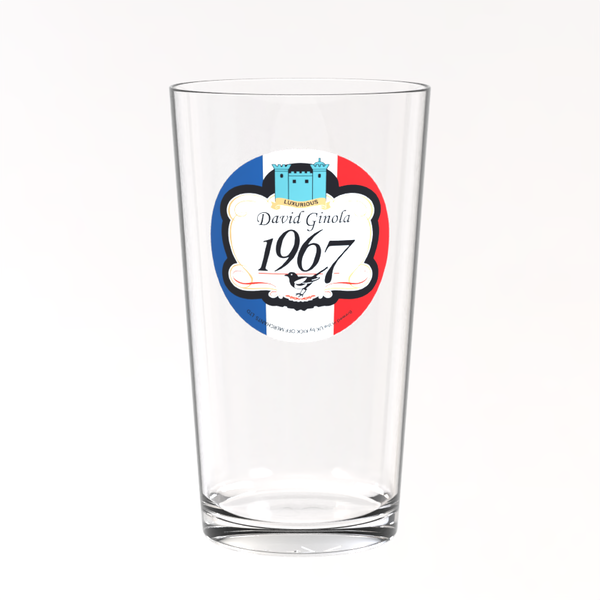 Newcastle Pint Glass - David Ginola