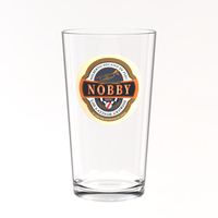 Newcastle Pint Glass - Nobby Solano