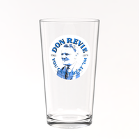Leeds United Pint Glass - Don Revie