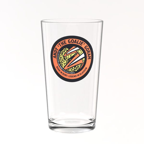 Rangers Pint Glass - Andy Goram