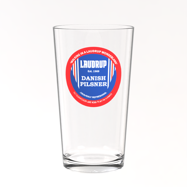Rangers Pint Glass - Michael Laudrup