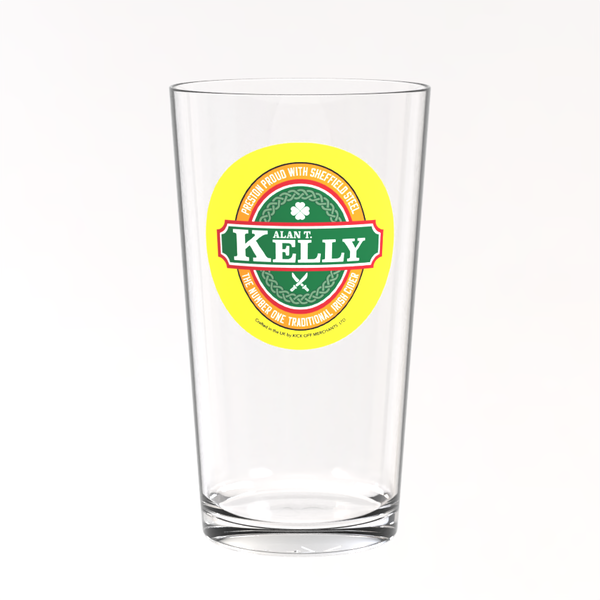 Sheffield United Pint Glass - Alan Kelly