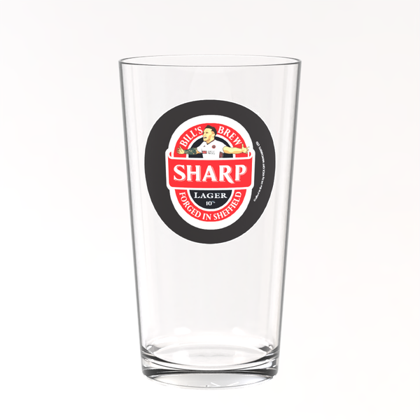Sheffield United Pint Glass - Billy Sharp