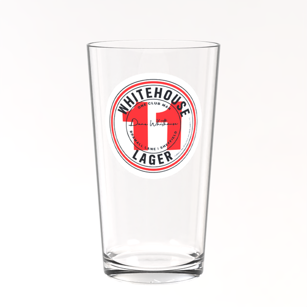 Sheffield United Pint Glass - Dane Whitehouse