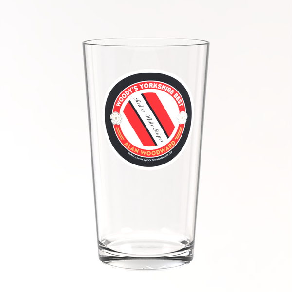 Sheffield United Pint Glass - Alan Woodward