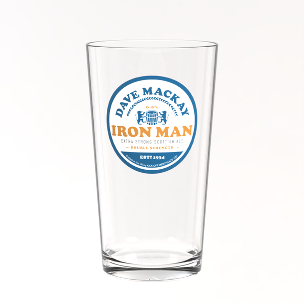 Tottenham Pint Glass - Dave Mackay