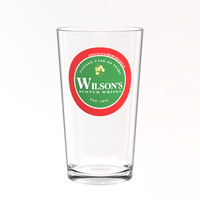 Arsenal Pint Glass - Bob Wilson