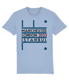 Manchester City T-Shirt - Manchester, London, Istanbul