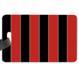 Red & Black (Gold) Luggage Label