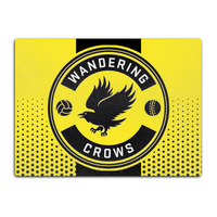 Wandering Crows Glass Chopping Board