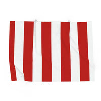 Red and White Dog Blanket