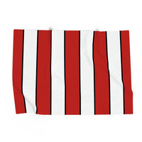 Red & White (Black) Dog Blanket