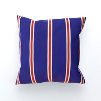 Blue & Red & White (Pinstripes) Cushion