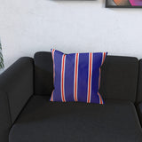 Blue & Red & White (Pinstripes) Cushion