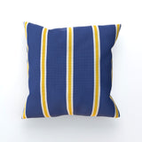 Blue, White & Yellow Cushion