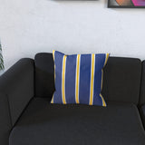 Blue, White & Yellow Cushion