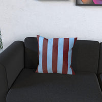 Claret & Blue Cushion