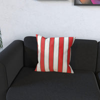 Red & White (Green) Cushion