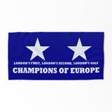 Champions of Europe Beach Towel - Blue