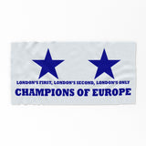 Champions of Europe Beach Towel - White